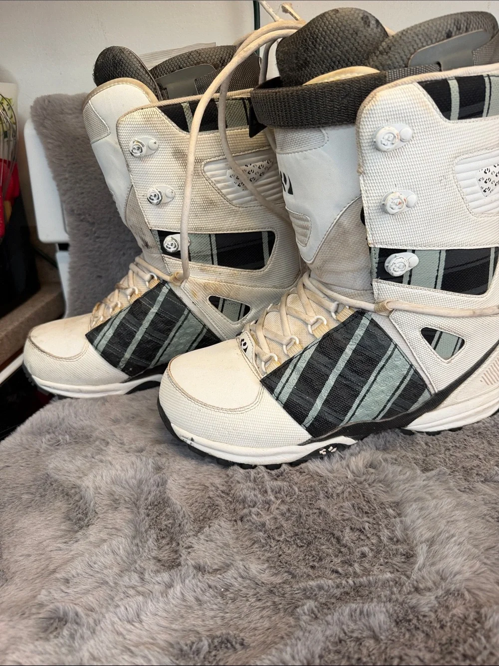 K2 Men's White Snowboard Boots - White